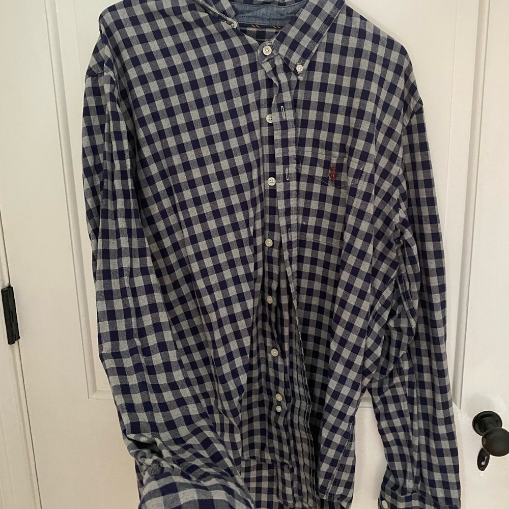 Mens polo button down
